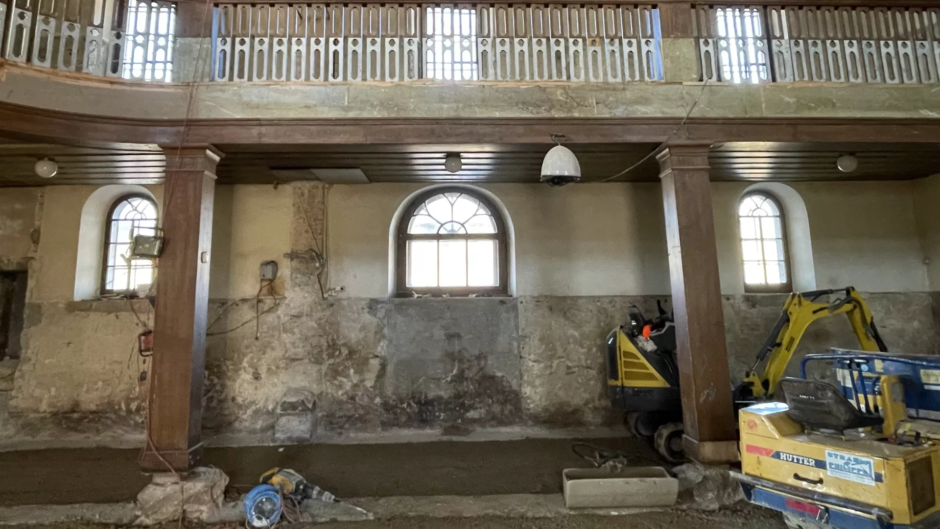 Vue d'un bâtiment en chantier