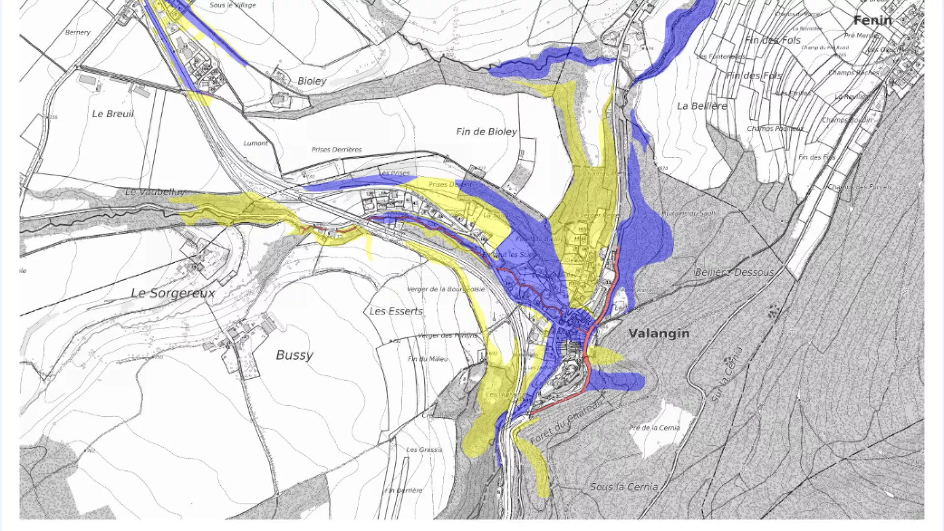exemple de carte des dangers de synthèse