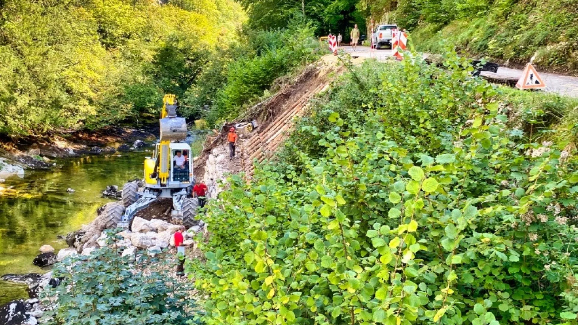 Stabilisation de talus à Combe-Garot