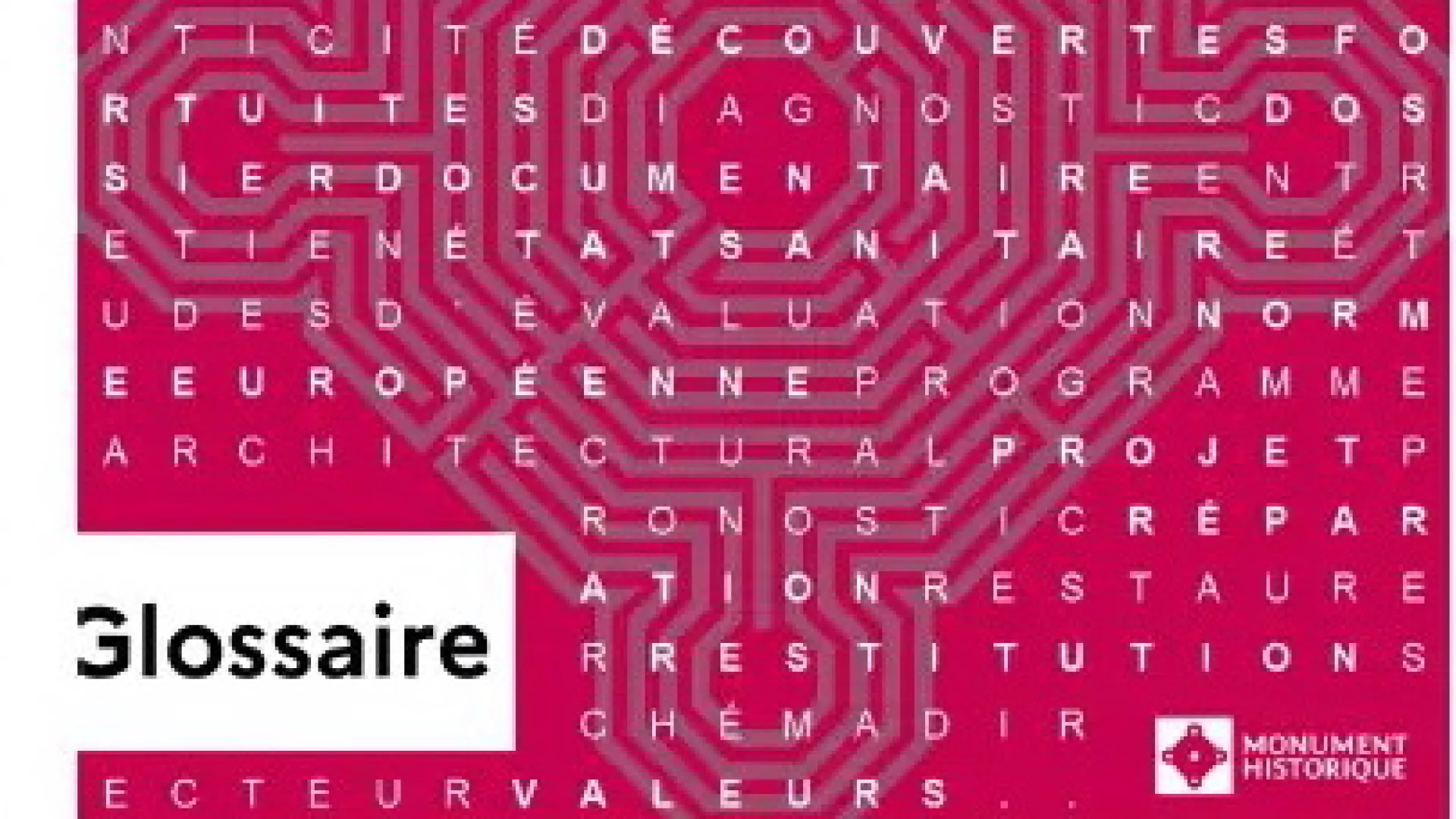 page de couverture du glossaire du ministère de la culture français