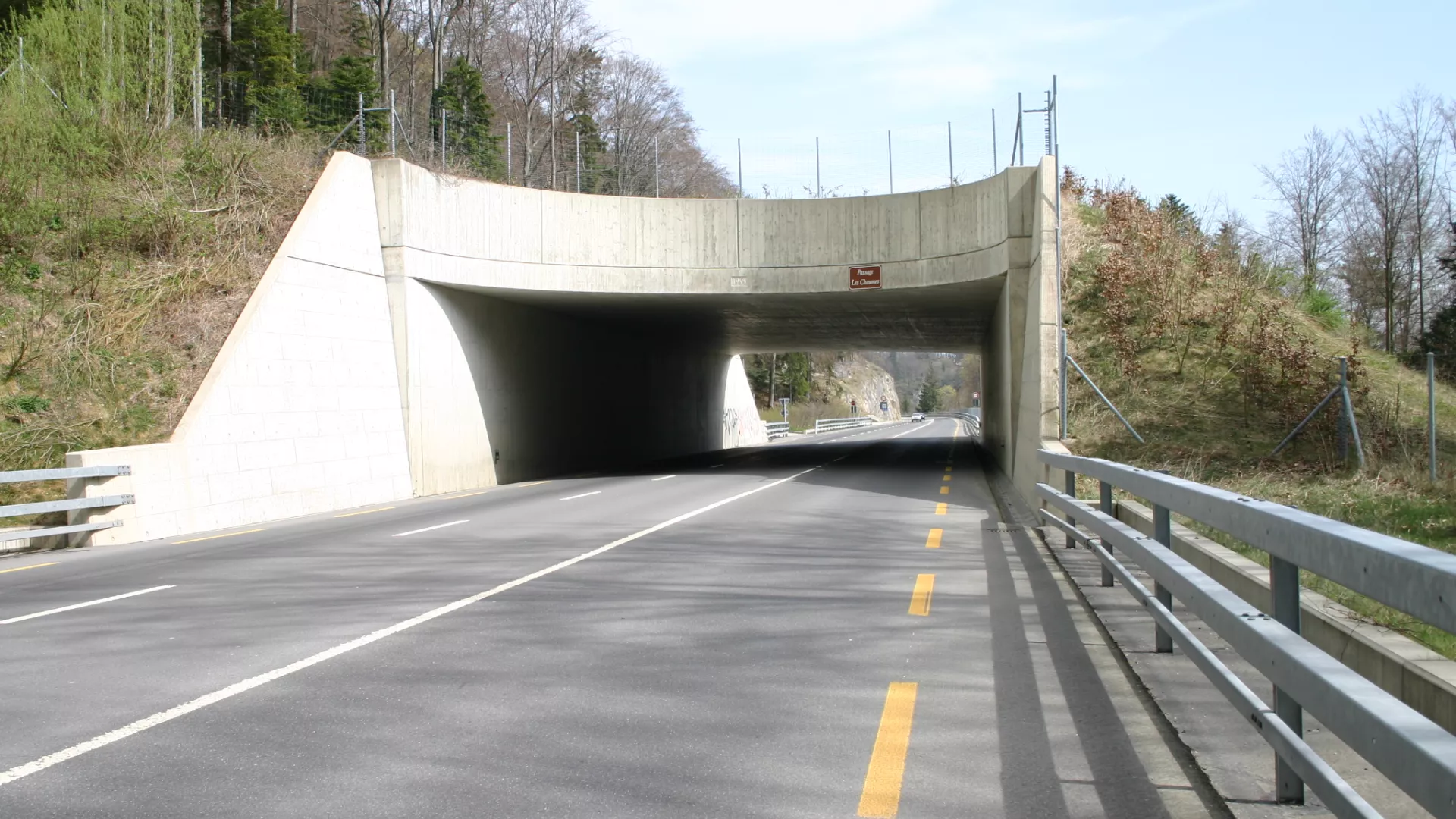 Passage pour la faune, Les Chaumes