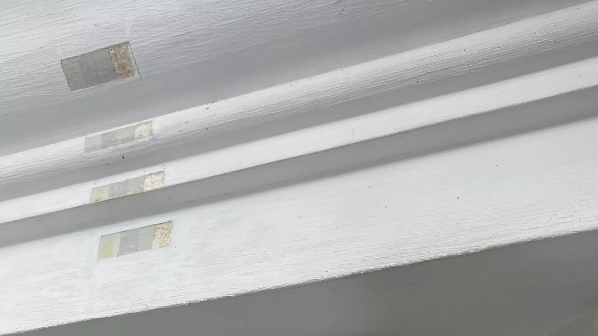 Détail d'un sondage au Collège latin de Neuchâtel